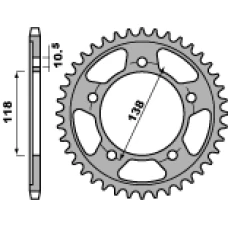 ЗАДНЯ ЗІРКА PBR 4343 42 C45 HONDA CBR 400RR 88-96 (LANC. 525)