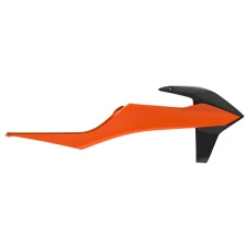 POLISPORT КРИШКИ РАДІАТОРА (КОМПЛЕКТ) KTM SX/SXF '19-'22; EXC/EXC-F '20-'22 КОЛІР ОРАНЖЕВИЙ/ЧОРНИЙ