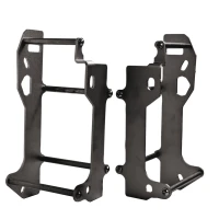 CROSSPRO ЗАХИСТ РАДІАТОРА АЛЮМІНІЙ МОДЕЛЬ LIGHT: KTM SX/SXF/XC/XCF '11-'14, EXC 250/300 '12-'16, HUSQVARNA TC/TE/FC '14-'16 , HUSABERG TE '12-'13 КОЛІР ЧОРНИЙ ANODOWANY