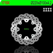 NG ДИСК ТОРМОЗНИЙ ЗАД KAWASAKI ER F/N 05-17, KLE 650 ABS 07-14, Z 650SX 17-19 WAVE