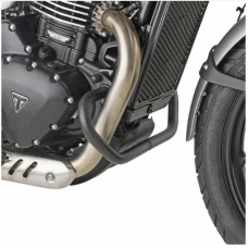 KAPPA 2024/06 GMOLE КРИШКИ ДВИГУНА TRIUMPH SCRAMBLER 400 X '24-, SPEED 400 '24-, ЧОРНІ