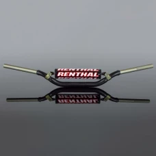 RENTHAL КЕРМО 1,1/8 ЦІЛИЙ (28,6MM) MX TWINWALL 990 РУЧКИ BLACK YAMAHA YZ '07-'23 / YZF '07-'17 PADDED КОЛІР ЧОРНИЙ Z GABKA