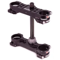 XTRIG ПОЛКИ ПІДВІСКИ ПЕРІД ROCS TECH TRIPLE CLAMPS KTM SX 85 '25; HUSQVARNA TC 85 '25; GAS GAS MC 85 '25 (OFFSET 14MM) КОЛІР ЧОРНИЙ