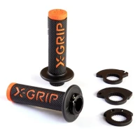 X-GRIP ПЕРЕМИКАЧІ BRAAAAP GRIPS LOCK-ON-GRIP ПОМАРАНЧЕВИЙ КОЛІР КОЛІР КОЛІР ПОМАРАНЧ З ПЕРЕХОДНИКАМИ ROLGAZU