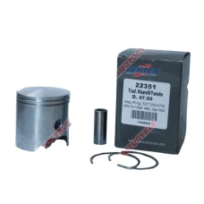 VERTEX ПОРШЕНЬ MALOSSI (MINARELLI, YAMAHA) (47,00MM=NOMINAL) 8/5000 БОЛТ 10MM (КІЛЬЦЯ 52712004700 X 2)