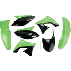 UFO КОМПЛЕКТ ПЛАСТІКОВ KAWASAKI KXF 250 '09- '12 КОЛІР OEM (ZIELONY/CZARNY) (KA212E999)
