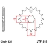 ПЕРЕДНЯ ЗІРКА JR CHT 419 15 SUZUKI GT 250 '73-'78, TS 250 '73-'75 (41915JT) (LANC. 525) - зображення 1