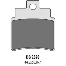 DELTA BRAKING КОЛОДКИ ДИСКОВІ ТОРМОЗНІ KH355 KYMCO 250/300, SYM - ZASTEPUJA DB2520QD-D