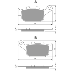 GOLDFREN ТОРМОЗНИЙ КОЛОДКИ 306 КЕРАМІЧНІ КАРБОНОВОГО S3