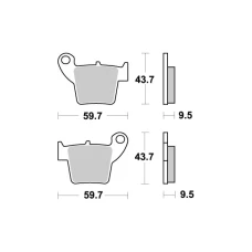 SBS BRAKEPADS КЕРАМІЧНІ