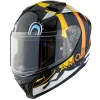 AMOQ ШОЛОМ FI100 BEE GLOSSY ЧОРНИЙ JNR, YL - зображення 1