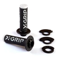 X-GRIP ПЕРЕМИКАЧІ BRAAAAP GRIPS LOCK-ON-GRIP WHITE КОЛІР БІЛИЙ З ПЕРЕХОДНИКАМИ ROLGAZU