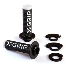 X-GRIP ПЕРЕМИКАЧІ BRAAAAP GRIPS LOCK-ON-GRIP WHITE КОЛІР БІЛИЙ З ПЕРЕХОДНИКАМИ ROLGAZU