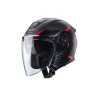 МОТОШОМ ВІДКРИТИЙ CABERG JET FLYON II BOSS КОЛІР ЧОРНИЙ/СІРИЙ/ЧЕРВОНИЙ МАТОВИЙ РОЗМІР L