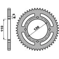 PBR ЗІРОЧКА ЗАД 4656 46 АЛЮМІНІЙ (ERGAL) KAWASAKI KLX 125 (10-14) (LANC. 428)