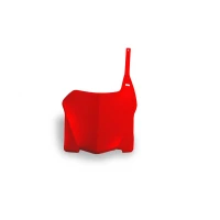 UFO ПЕРІД НОМЕР ПЛИТА CRF250 08-09, CRF450 08 ЧЕРВОНА