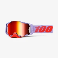 100 ПРОЦЕНТ ОКУЛЯРИ ARMEGA FAUSTO - RED MIRROR LENS- КОЛІР FIOLETOWY/CZERWONY- СКЛО ЧЕРВОНА ЗЕРКАЛО