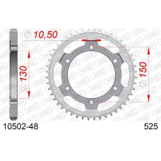 AFAM 2026/04 ШЕСТЕРНЯ ЗАД 300 48 HONDA XL 650V TRANSALP '01-'07 (JTR300.48) (LANC. 525)