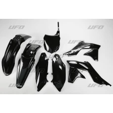 UFO КОМПЛЕКТ ПЛАСТІКОВ KAWASAKI KXF 250 '13 КОЛІР ЧОРНИЙ  (KA219E001)
