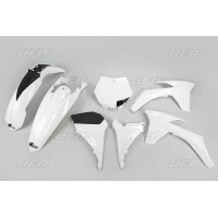 UFO КОМПЛЕКТ ПЛАСТІКОВ KTM SXF '11-'12, SX '12 КОЛІР БІЛИЙ (KT510E047)