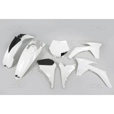 UFO КОМПЛЕКТ ПЛАСТІКОВ KTM SXF '11-'12, SX '12 КОЛІР БІЛИЙ (KT510E047)