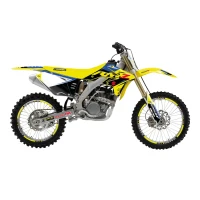 BLACKBIRD КОМПЛЕКТ НАЛІПОК (OKLEIN) SUZUKI RMZ 250 '07-'09 DREAM 5 КОЛІР ЖОВТИЙ СИНІЙ