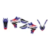 BLACKBIRD КОМПЛЕКТ НАЛІПОК (OKLEIN) YAMAHA YZ 450F '10-'13 DREAM 5 КОЛІР СИНІЙ ЧОРНИЙ - зображення 2