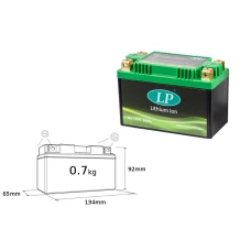 LANDPORT АКУМУЛЯТОР LITOWO-JONOWY LIFEPO4 LFP9 (134X65X92) (YTX9BS, YT9B4, YT7B4, YT9BBS,YT7BBS) (36 WH) (ВАГА 700G) (4)
