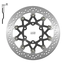 NG ДИСК ТОРМОЗНИЙ ПЕРІД KTM 390 ADVENTURE ABS '20, DUKE / ABS '17-20, RC / ABS 17-20, 125 DUKE / ABS '17-20 (320X90X5,0MM) (6X10,5MM) PLYWAJACA (МАТЕРІАЛ АЛЮМІНІЙ)