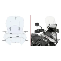 GIVI SPECIFIC РОЗСУВНА WIND-SCREEN, SUZUKI DL 650 V-STROM (17)