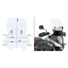 GIVI SPECIFIC РОЗСУВНА WIND-SCREEN, SUZUKI DL 650 V-STROM (17)