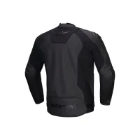 ALPINESTARS ШКІРА КУРТКА FASTER V3 AIRFLOW BLACK/BLACK, 56