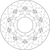 BREMBO SERIE ORO BRAKEDISC ПЛАВАЮЧИЙ