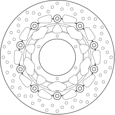 BREMBO SERIE ORO BRAKEDISC ПЛАВАЮЧИЙ