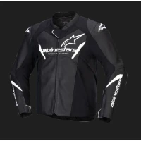 ALPINESTARS ШКІРА КУРТКА FASTER V3 BLACK/WHITE 54