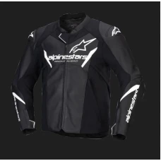 ALPINESTARS ШКІРА КУРТКА FASTER V3 BLACK/WHITE 52