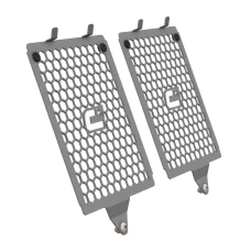CROSSPRO (2024) КРИШКИ РАДІАТОРІВ ПЕРІД BMW R 1300 GS, R 1300 GS TRIPLE BLACK, R 1300 GS TROPHY '23-'24 КОЛІР СРІБНИЙ (СТАЛЬ НЕРЖАВІЙКА)