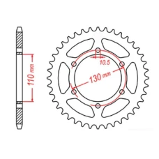 ЗАДНЯ ЗІРКА MTX PARTS 504 44 KAWASAKI NINJA 250 09-11 (JTR486.44) (LANC. 520)