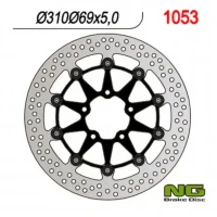 NG ДИСК ТОРМОЗНИЙ ПЕРІД SUZUKI DL650 '04-'07, SV650 '03-'08, DL1000 '02-'11, SV1000 '03-'07 (310X69X5) (5X10,5MM) ( ЗОЛОТИЙ МАТЕРІАЛ )
