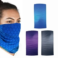 OXFORD БАФФ БАГАТОФУНКЦІОНАЛЬНИЙ WIATROODPORNY COMFY PRISMATIC 3 ШТУКИ W OPAKOWANIU КОЛІР SZARY/FIOLETOWY/NIEBIESKI