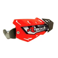 RACETECH КРИШКИ RAK (РУЧКА) FLX ATV/QUAD КОЛІР ЧЕРВОНИЙ (Z 3 RODZAJAMI MOCOWAN DO КЕРМА)