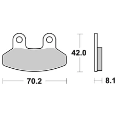 SBS BRAKEPADS КЕРАМІЧНІ (792HF)