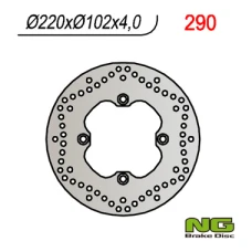 NG ДИСК ТОРМОЗНИЙ ЗАД APRILIA RS 50 (99-05), TUONO 50`03-07 (220X102X4) (5X8,5MM)