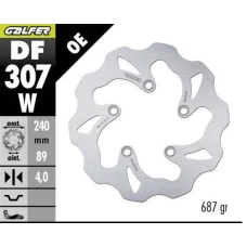 GALFER ДИСК ТОРМОЗНИЙ ЗАД SUZUKI GSF/GSR/SV/RF (240X89X5)