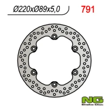 NG ДИСК ТОРМОЗНИЙ ЗАД SUZUKI GSXR/ SV/ TL (220X89X5) (5X10,5MM)