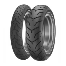 ШИНА DUNLOP 130/80B17 D408 65H TL ПЕРЕДНЯ SW WASKI БІЛИЙ ПАС HARLEY-DAVIDSON DOT 17/2023