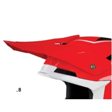 SHOT VISOR FURIOUS CHASE ЧЕРВОНА БІЛА GLOSSY