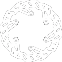 GOLDFREN BRAKEDISC ЗАДНЬОЇ YZ/WR125/250 98-01YZF/WR250-04