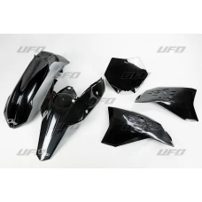UFO КОМПЛЕКТ ПЛАСТІКОВ KTM SX/SXF '07-'10 КОЛІР ЧОРНИЙ  (KT506E001)