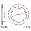 ЗАДНЯ ЗІРКА JR 4320 36 DUCATI 848\/916\/996\/1000\/1100 (НЕОБХІДНО АДАПТЕР JTA750B) (432036JT) (LANC. 525) - зображення 1